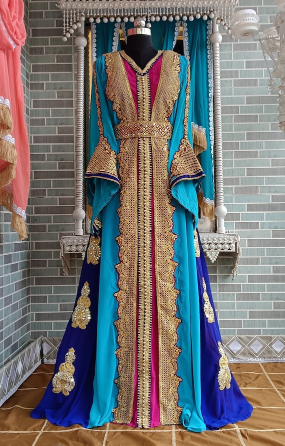 Moroccan Dress Caftan Brocard DorÃ© Caftan Brocard Caftan Sans