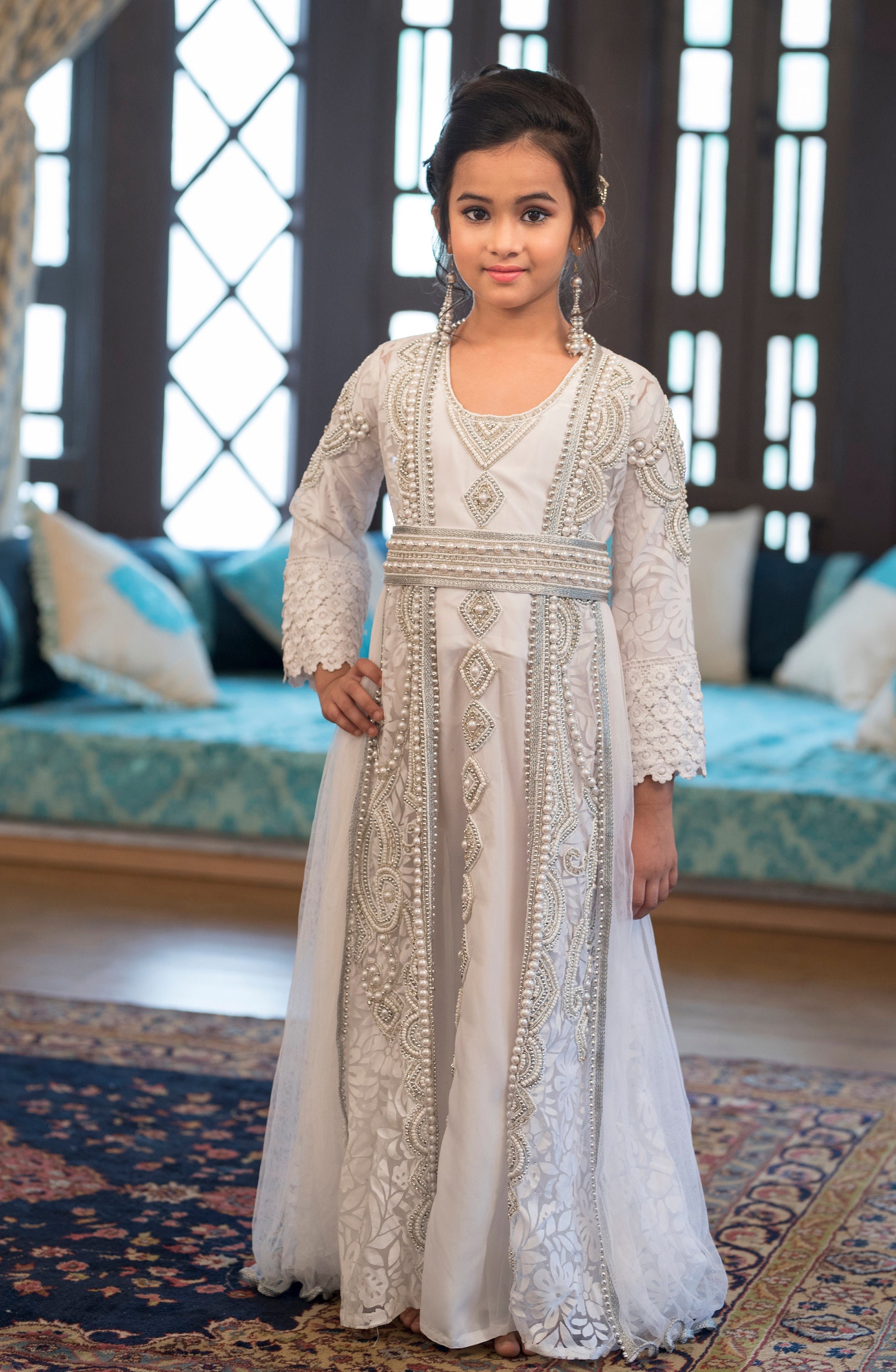 Arabian Kaftan Maxi for Girls Kingston London UK Buy Kaftan Dresses Arabic  Dresses