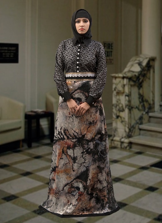 Design top dress hijab