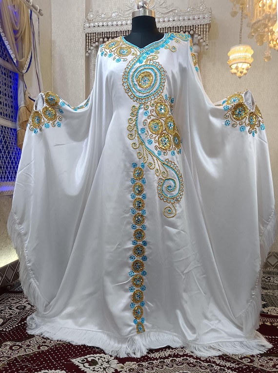 slim fit dress slacks Moroccan maxi kaftan, embroidered kaftan dress, handcrafted Moroccan dress,  cotton blend kaftan, adjustable one-size kaftan, elegant full-length  kaftan, traditional Moroccan embroidery, stylish house dress – Nature &  Traditions main image 0