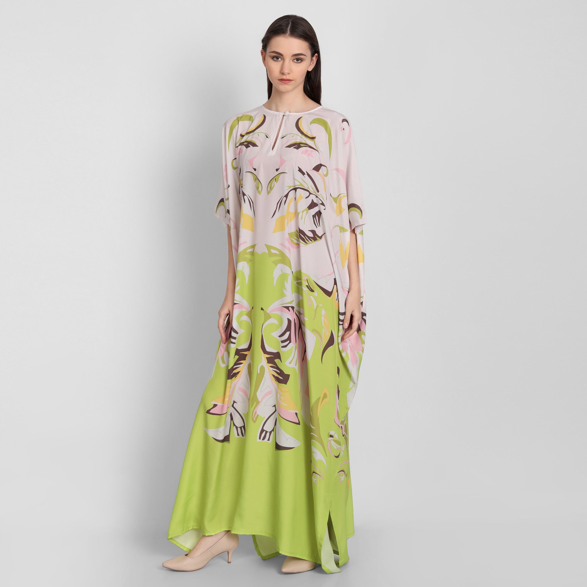 Women Beach Wear Luxurious Printed Kaftan Designer Modern - Etsy
