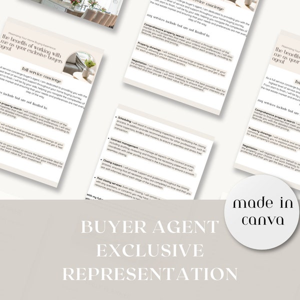 Buyer Agent Exclusive Representation | Buyer Agent Full Service Concierge Service | Exclusive Buyer Agent | Buyer Agent Value Proposition