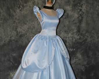 Cinderella Ballgown Cosplay Dress blue Adults Princess - Etsy
