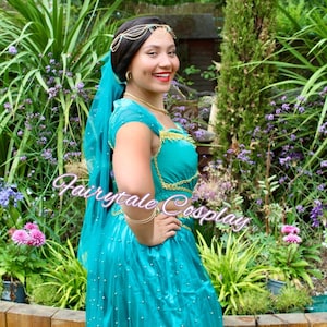 Lámpara de Aladdin Princesa Jazmín Cosplay Disfraz De Mujer Fiesta de  Halloween Mujer Disfraces Disfraces