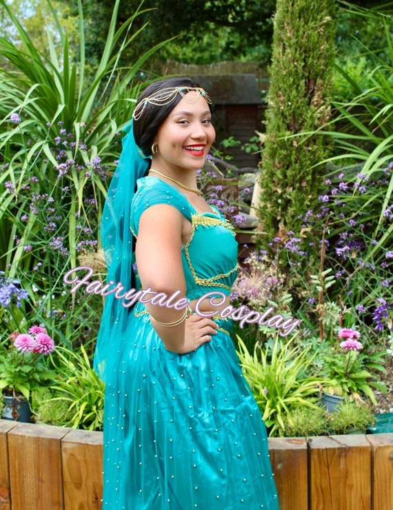 Vestido Disney Aladdin Princesa Vestido Jasmine Disfraz adulto