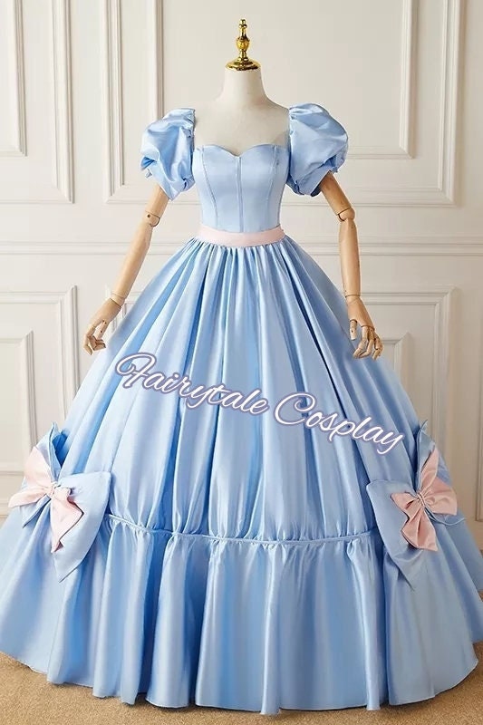 Abito Da Cenerentola Costume Di Halloween Abito Da Principessa Cenerentola  Abito Da Donna Blu Deluxe Abito Da Ballo Abito Da Principessa Occasioni  Speciali Abito Da Festa Da 198,02 €