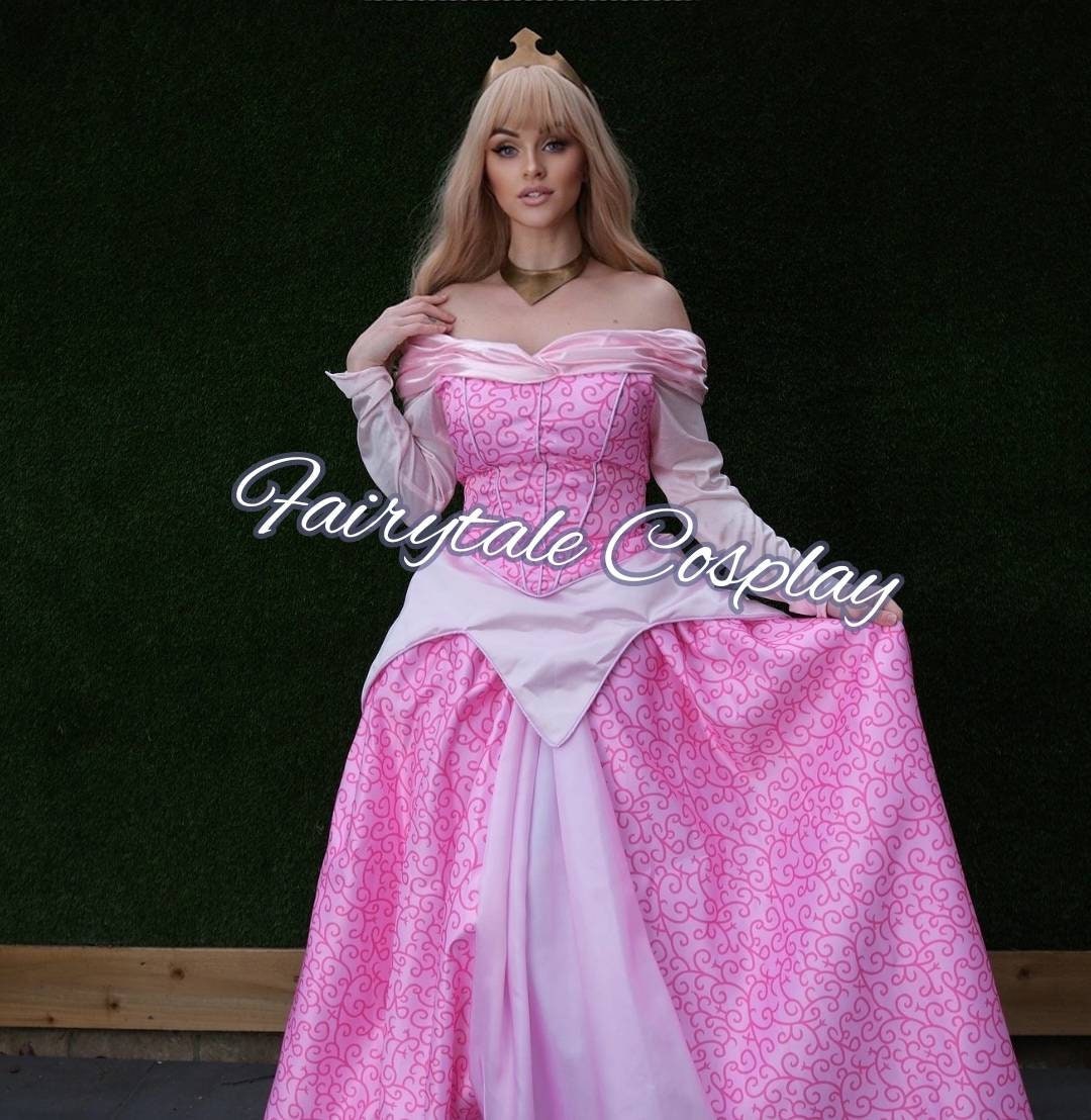 Aurora Sleeping Beauty, Cosplay Dress Adults Princess Costume, Prom Dress -   Finland
