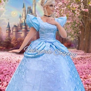 Disfraz de Princesa Azul Cenicienta mujer - Disfraces princesas Disney