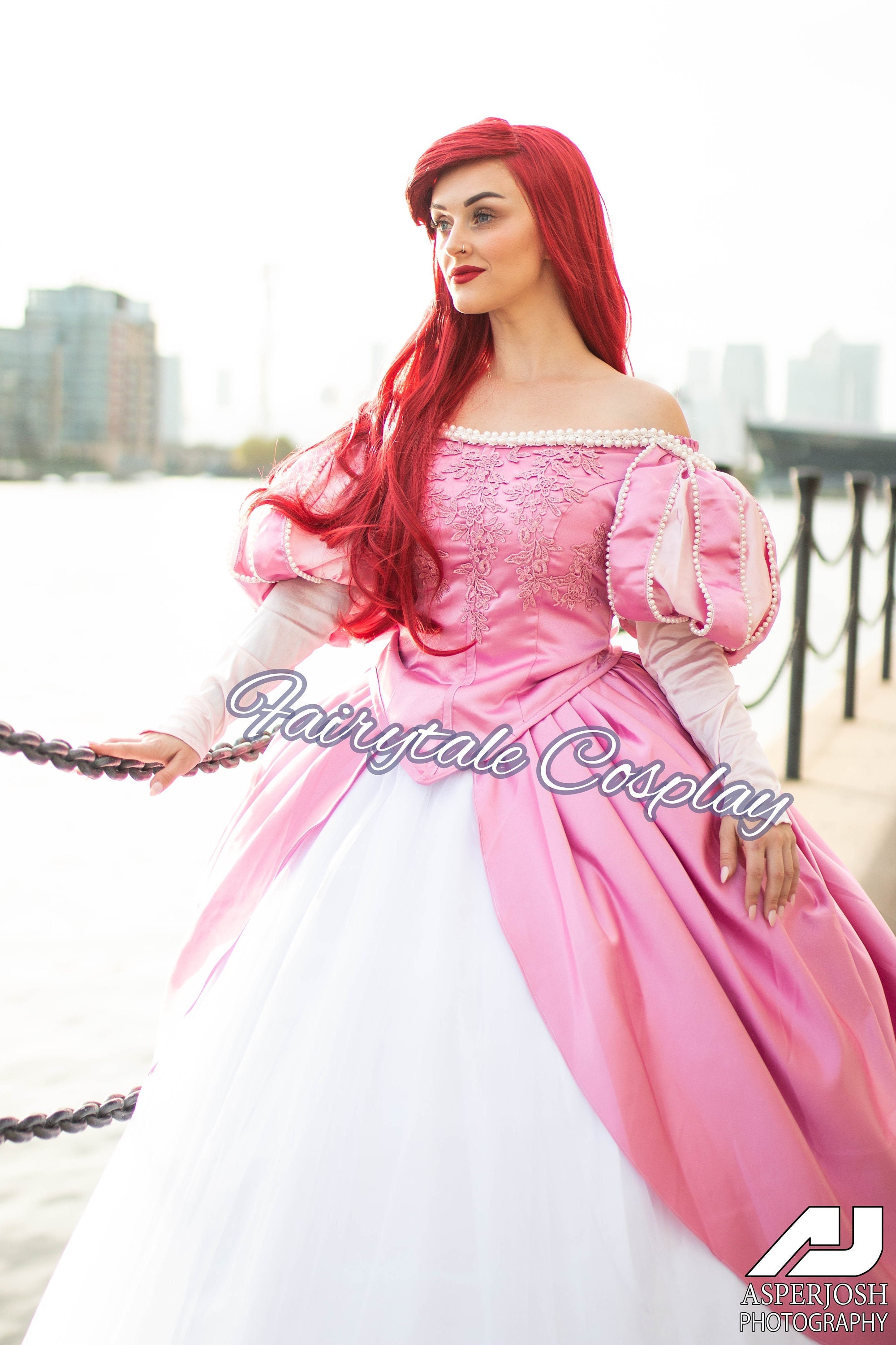 ariel dress pink