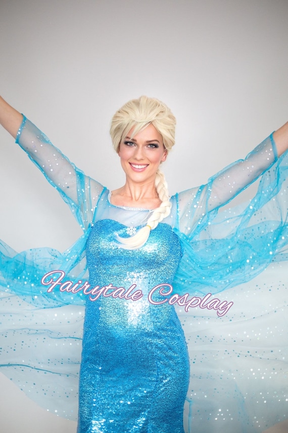 Reine des Neiges 1, Robe Elsa - Adultes - Costume de Princesse, Reine des  Glaces, Cosplay La Reine des Neiges