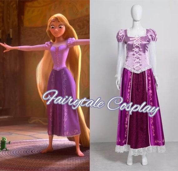 Rapunzel Tangled Jurk Volwassenen Prinses Kostuum - Etsy België