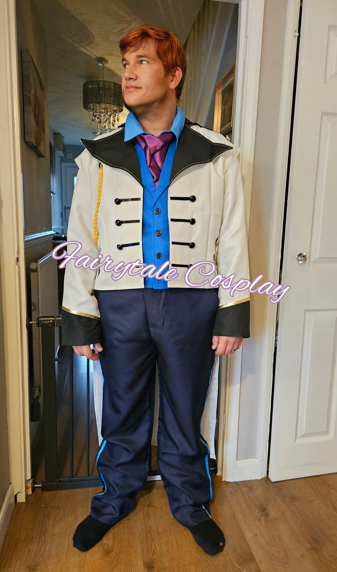 Frozen Hans Cosplay Costume Disney Hans Prince Shirt Vest Coat