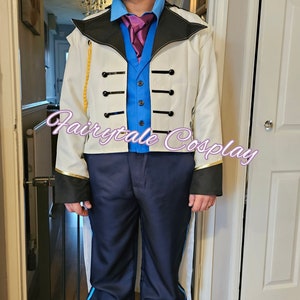 Frozen Hans Prince Cosplay Costume Outfits Halloween Carnival Suit Shirt  Coat