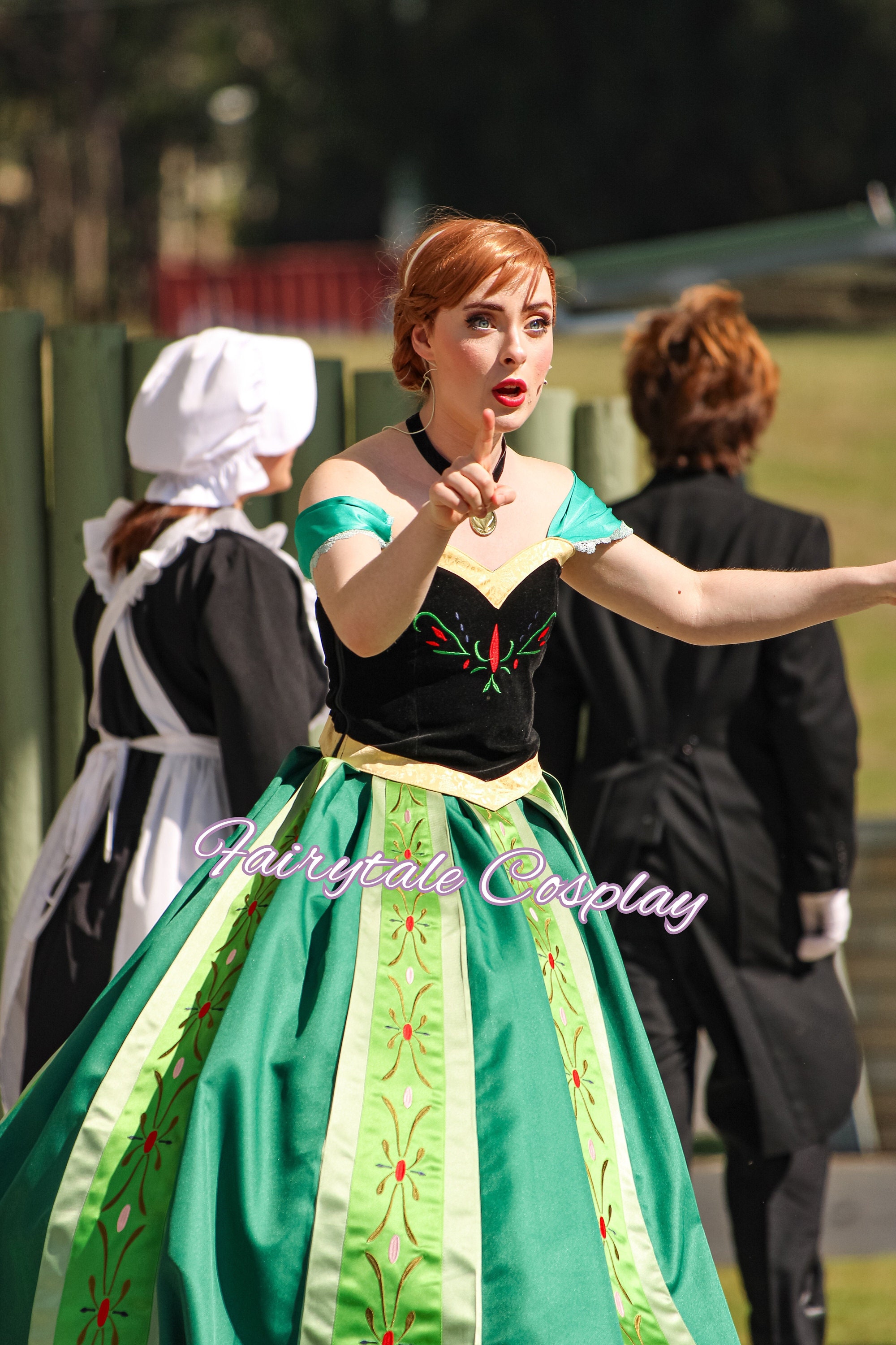 Frozen, Anna Coronation Day Dress Adults Princess Costume, Prom