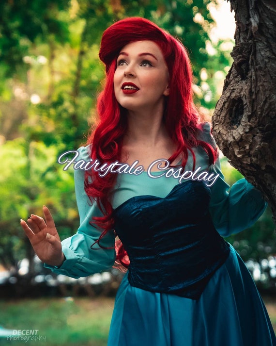 Ariel Sirenita Vestido de cosplay Adultos Disfraz de - Etsy España