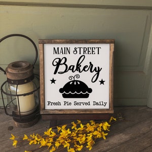 Farmhouse Wall Décor, Country Style Wall Décor, Main Street Bakery Wall Sign