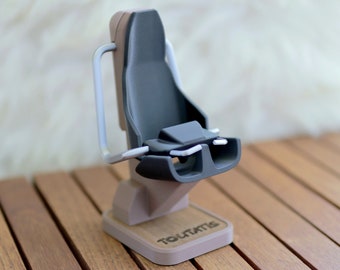 Toutatis Achterbahn Sitz | Intamin | detailliertes Modell für Freizeitpark-Fans | 3D Druck