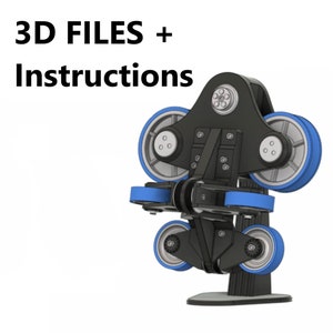 Arquivos STL de rodas de montanha-russa impressas em 3D | Instruções | adequado para FDM