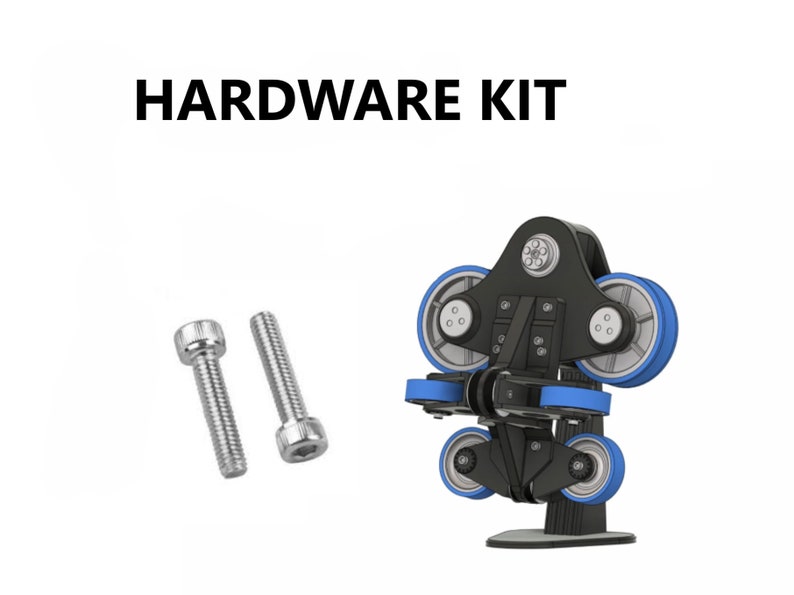 Achterbahn Räder Hardware Kit Bild 1