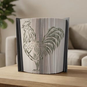 Modèle de livre de poulet plié - Couper et plier