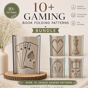 10+ Gaming Bundle Book Folding Pattern - Cut and Fold