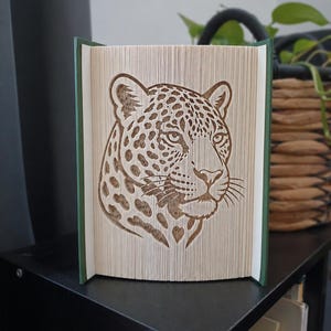 Jaguar Book Folding Pattern - Cut and Fold