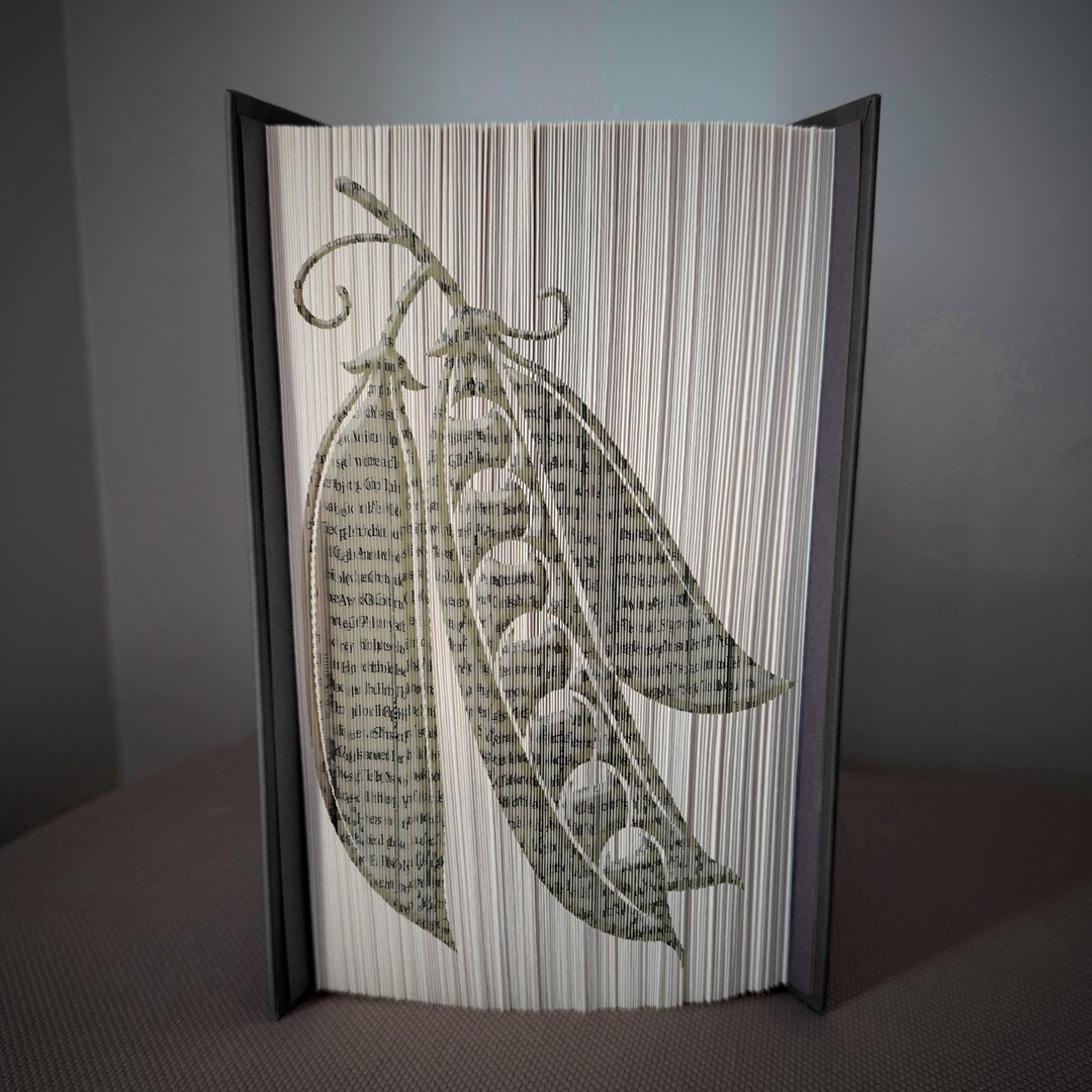 Peas Book Folding Pattern - Cut and Fold - Etsy