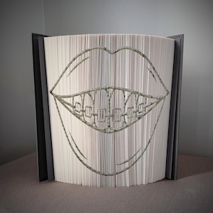 Teeth Braces Book Folding Pattern - Cut and Fold