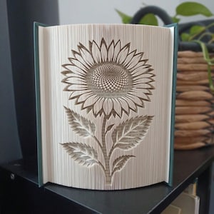 Sunflower Book Folding Pattern - Cut and Fold