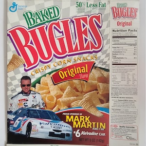 Mark Martin Bugles box from 1996