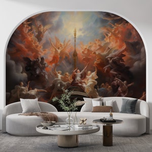 The Birth of the Sun Wallpaper - Renaissance Painting Mural Decor - Peel Stick and One Piece - Wall Art, Roman Mythology, Modern Wallpapers