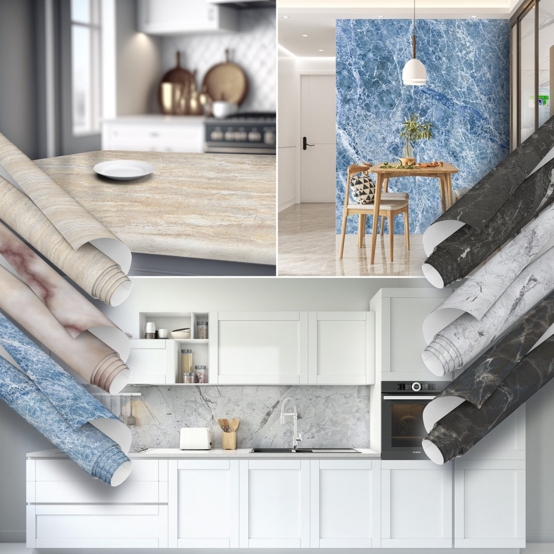 Marble Pattern Peel and Stick Wallpaper Selfadhesive Foils Stickers