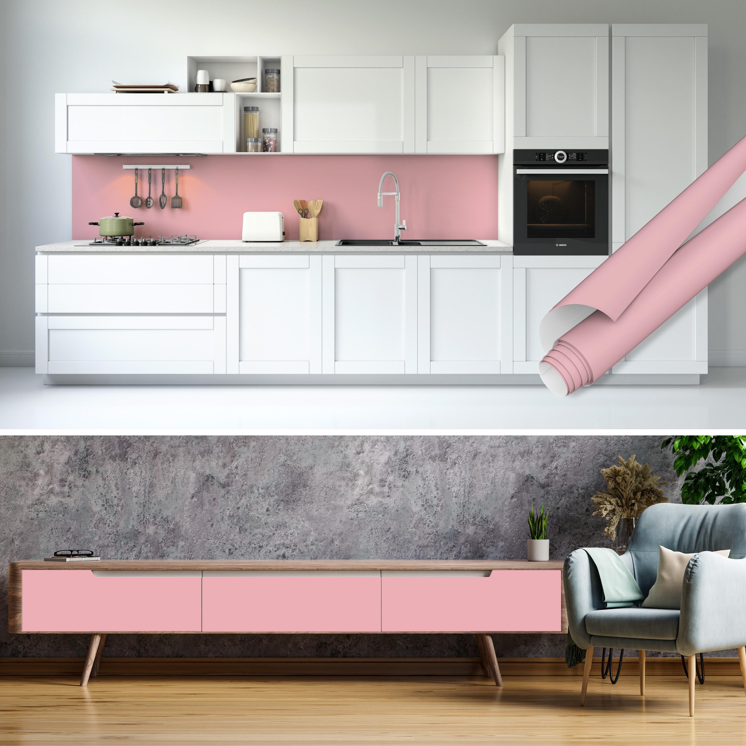 Durchgefärbte Haftfolien | Möbelsticker | Schlafzimmer, Badfolie | Tapete abziehen und aufkleben | Furnierzubehör