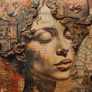 3D Retro Woman 8790 Brigid Ashwood Wall Mural Wall Murals