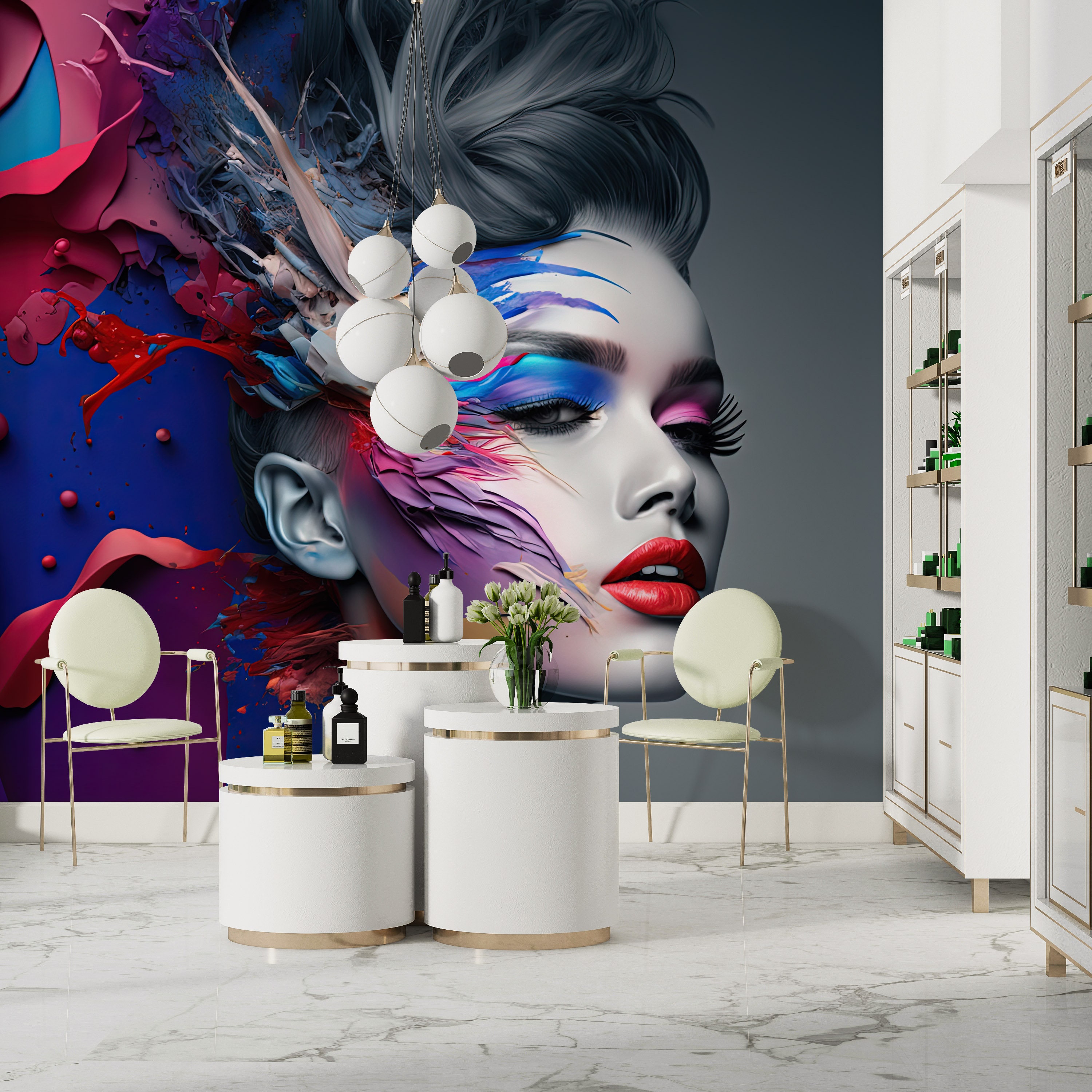 Beauty on sale salon wallpaper