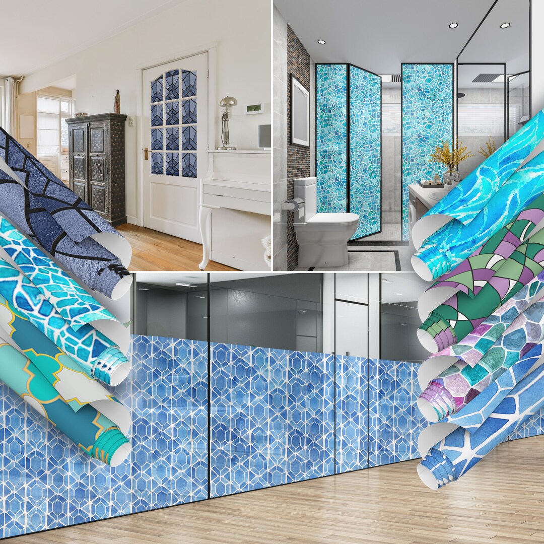 Window Privacy Film Selfadhesive Decorative Paper Static Cling Film