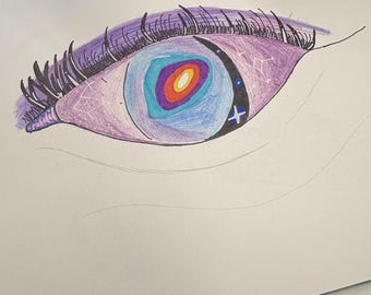 Galaxy cosmic eye