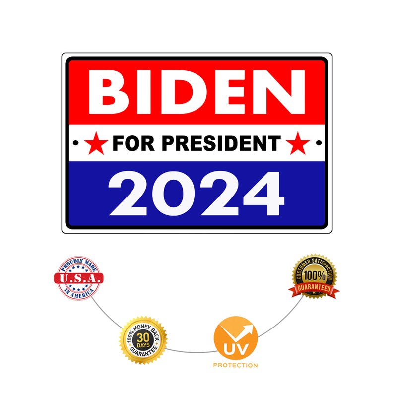 Biden for President 2024 Aluminum Sign Vote for Joe Biden Etsy