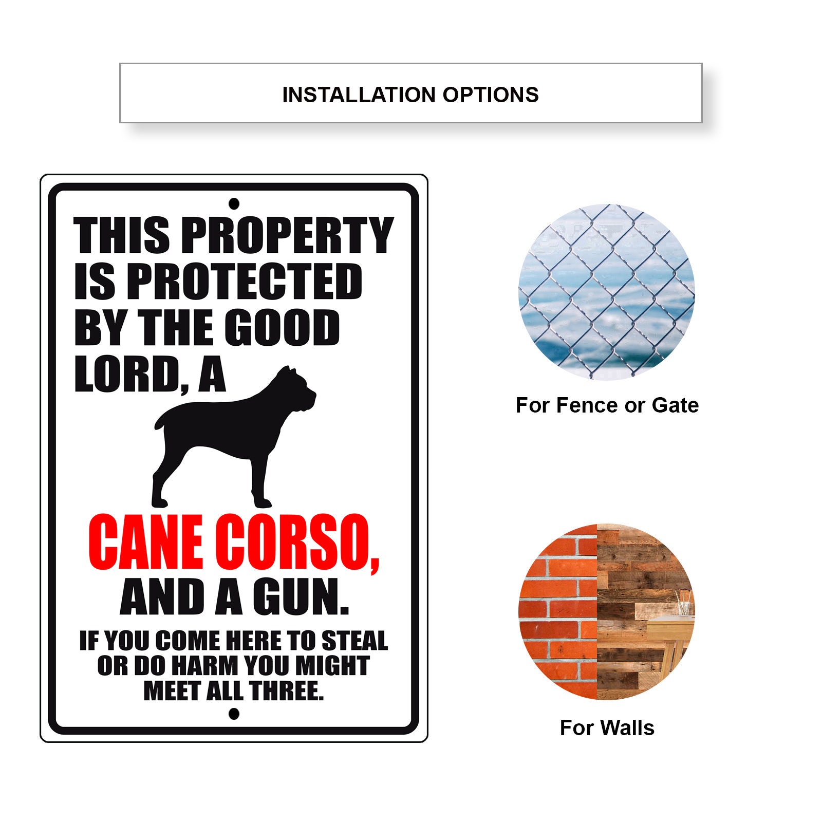 Will Electric Fence Keep Cane Corso In