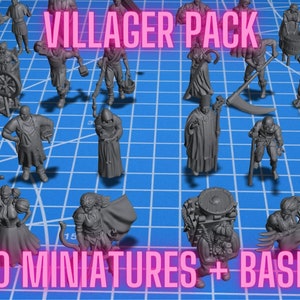 Villager | NPC | Citizens Miniature Individuals and Packs