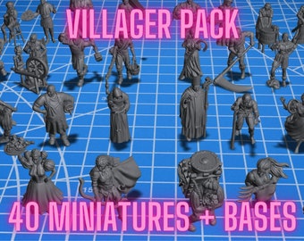Villager | NPC | Citizens Miniature Individuals and Packs