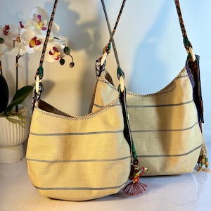 Boho Bags Style Size Small, Medium| Hippie Bags| Shoulder Cross Body Bags | Canvas Fabric Everyday Handmade Women Bag