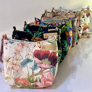 Shoulder Cross Body Bucket Bags | Handmade Canvas Fabric Everyday Women Bag