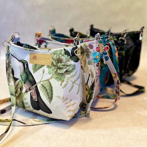 Shoulder Cross Body Bucket Bags | Handmade Canvas Fabric Everyday Women Bag