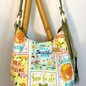 4 Boho Bags Style Size Medium| Hippie Bags| Shoulder Cross Body Bags | Canvas Fabric Everyday Handmade Women Bag