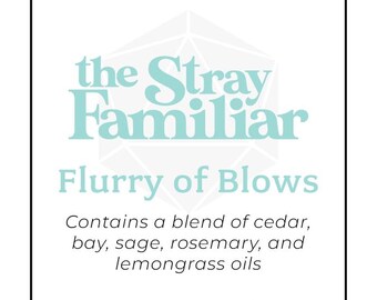 Flurry of Blows || Handmade Fragrance Spray