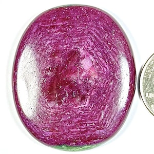 Ruby Zoisite Cabochon Loose Gemstone, AAA+ Quality Ruby Zoisite Gemstone , Top Quality Cabochon For Jewelry, 146CRT (43x36x6),mm #MU-4183
