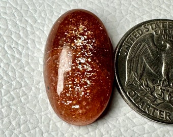 Zonnesteen Gouden Flashy Cabochon 100% Natuurlijke Zonnesteen Cabochon Losse Edelsteen Zeldzame Zonnesteen 24Crt 26x15x7MM