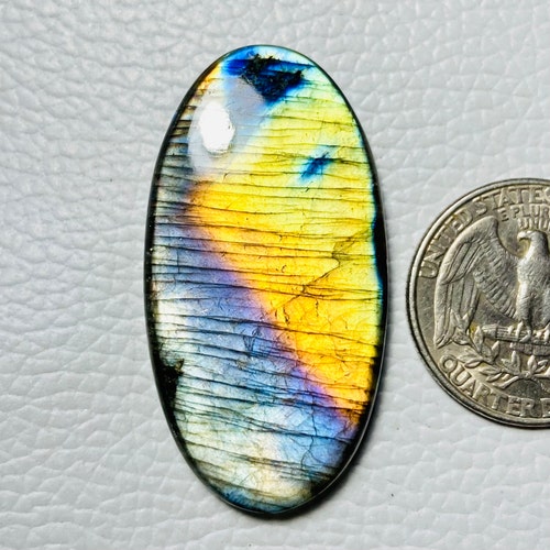 Cabochon Pierre - Séraphinite Ovale 24x17mm N2