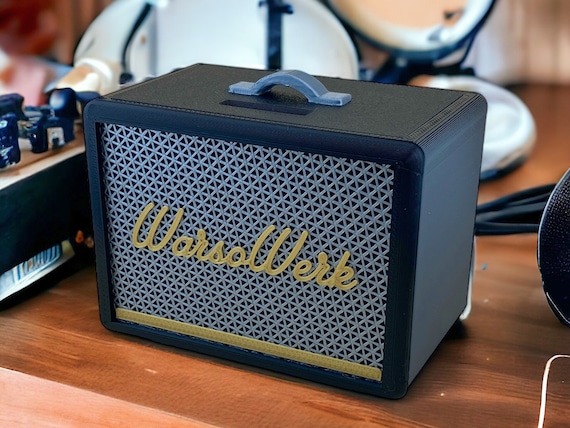 Vintage Lautsprecher Verstärker Spardose - Personalisierbar: Sparen mit Stil für Musiker und Bands